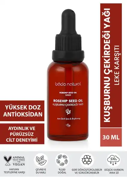 Bade Natural Kuşburnu Çekirdeği Yağı: Cilt Bakımında Doğal Çözüm