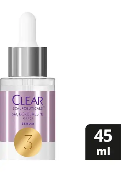 Clear Scalpceuticals Saç Dökülmesine Karşı Serum ile Saç Sağlığı