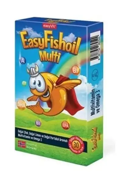 EasyFishoil Multi 30 Çiğnenebilir Jel Tablet: Omega 3 Yağ Asitleri Faydaları
