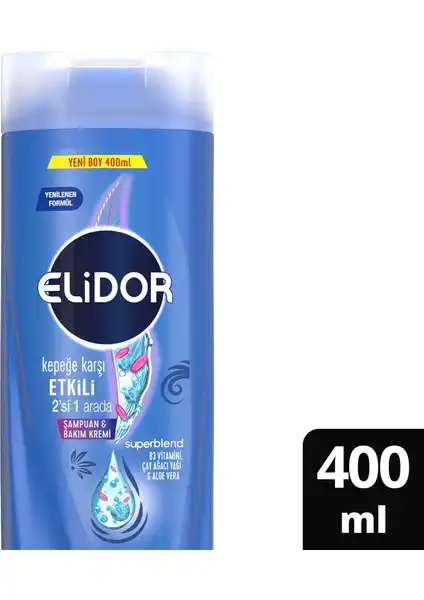 Elidor Superblend Şampuan ve Bakım Kremi: Kepeğe Karşı Etkili Çözüm