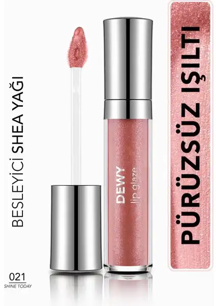 Flormar Dewy Lip Glaze: Nemlendirici ve Yarı Şeffaf Dudak Parlatıcısı