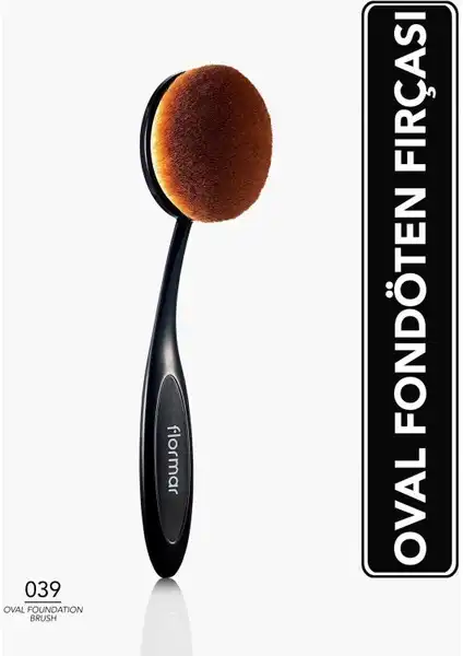 Flormar Oval Uçlu Sentetik Fondöten Fırçası ile Mükemmel Makyaj Uygulaması