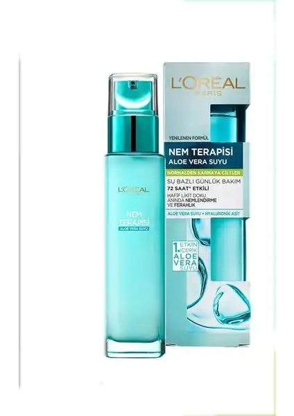 L'Oréal Paris Nem Terapisi Aloe Vera Suyu Kremi ile Cildinize Ferahlık Katın