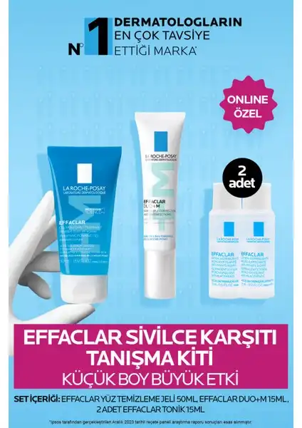 La Roche-Posay Effaclar Sivilce Karşıtı Tanışma Kiti ile Cilt Bakımınıza Başlayın