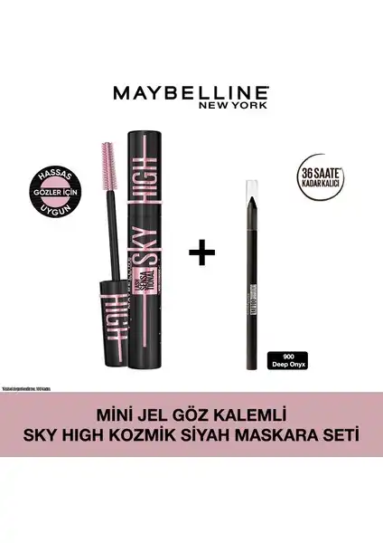 Maybelline Mini Jel Göz Kalemli Lash Sensational Sky High Seti
