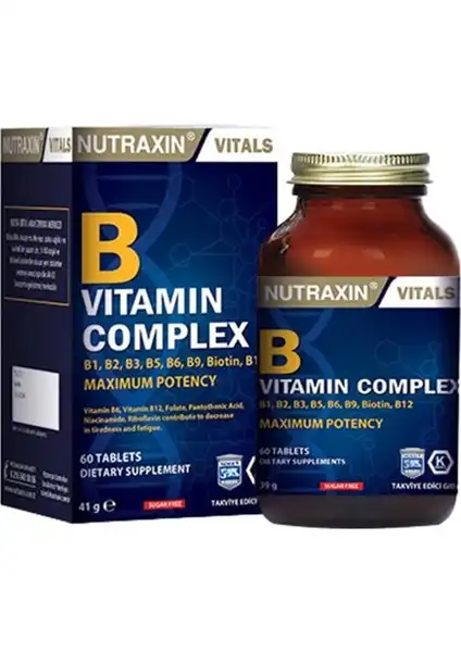 Nutraxin B Vitamin Kompleksi: Enerji ve Sağlık Desteği İçin İdeal Çözüm