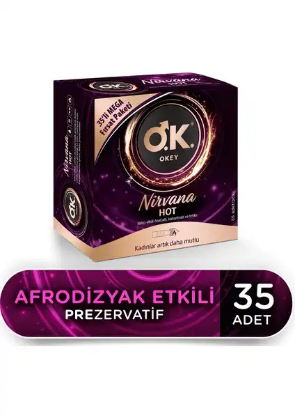 Okey Nirvana 35'li Prezervatif Avantaj Paketi ile Sağlıklı Cinsel Yaşam