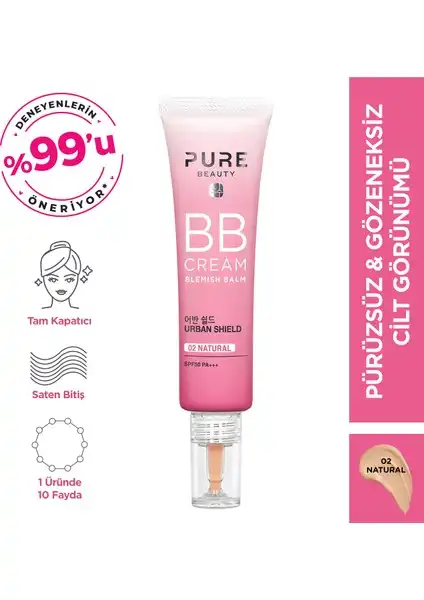 Pure Beauty BB Krem: Cildinize Doğal Işıltı ve Yüksek Koruma Sunar