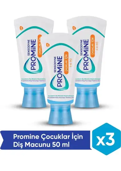 Sensodyne Promine Çocuk Diş Macunu: Çocuklar İçin Güçlü Diş Koruması
