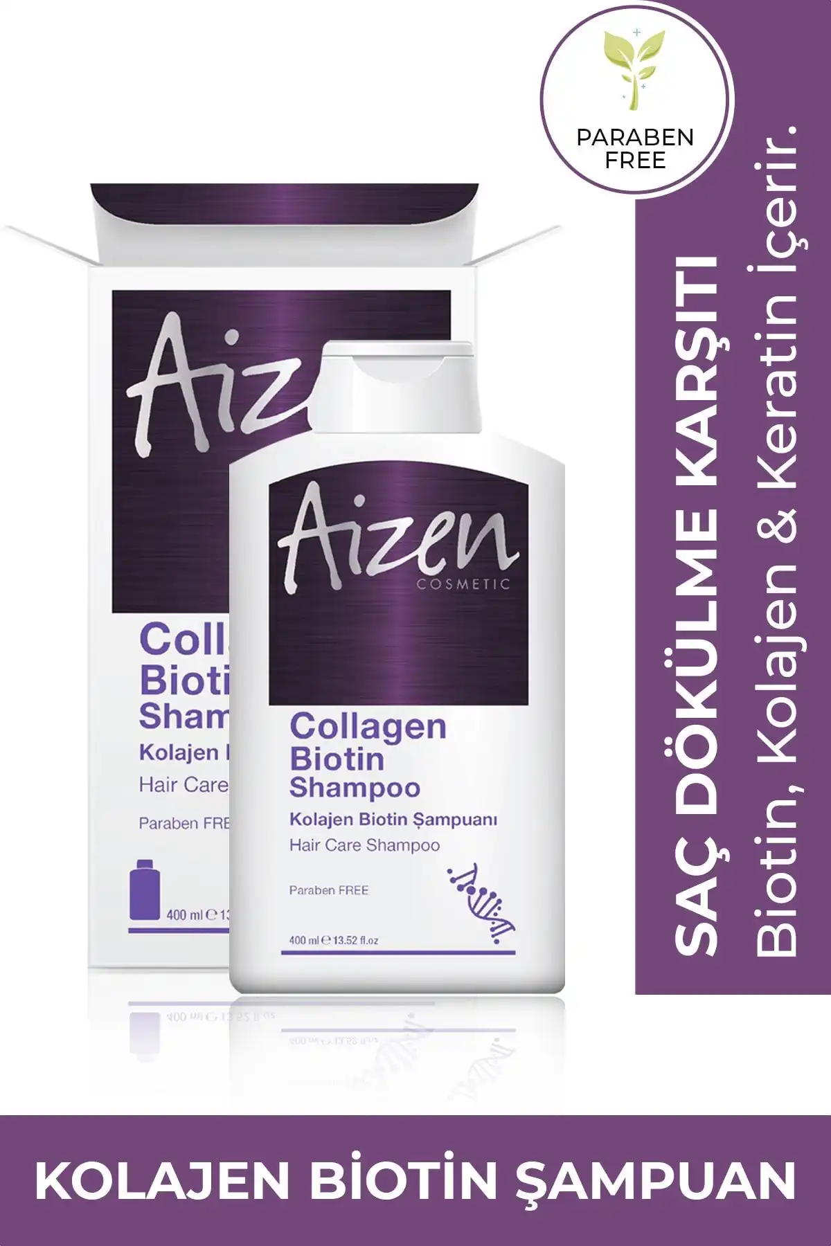 Aizen Kolajen Biotin Şampuan ile Saç Dökülmesine Karşı Etkili Çözümler