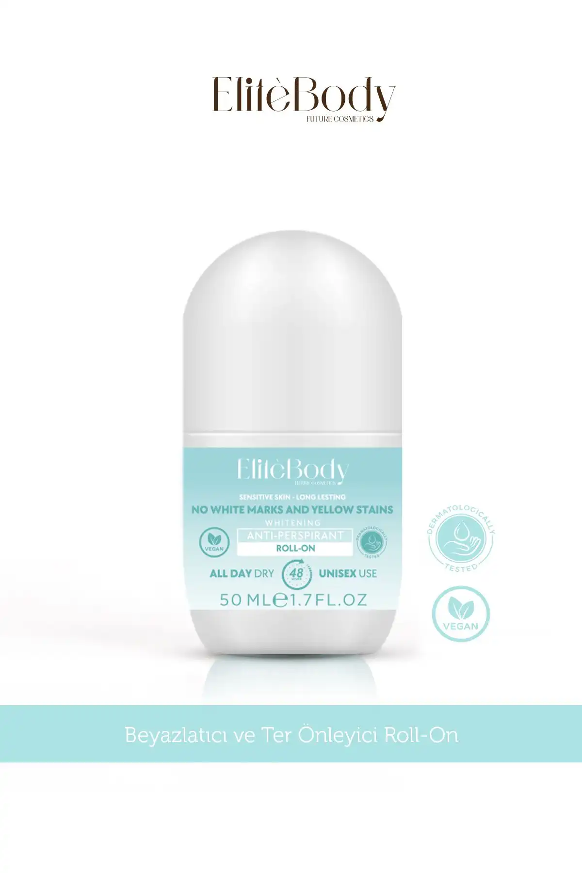 EliteBody Beyazlatıcı ve Ter Önleyici Roll-On ile Terlemeyi Kontrol Edin