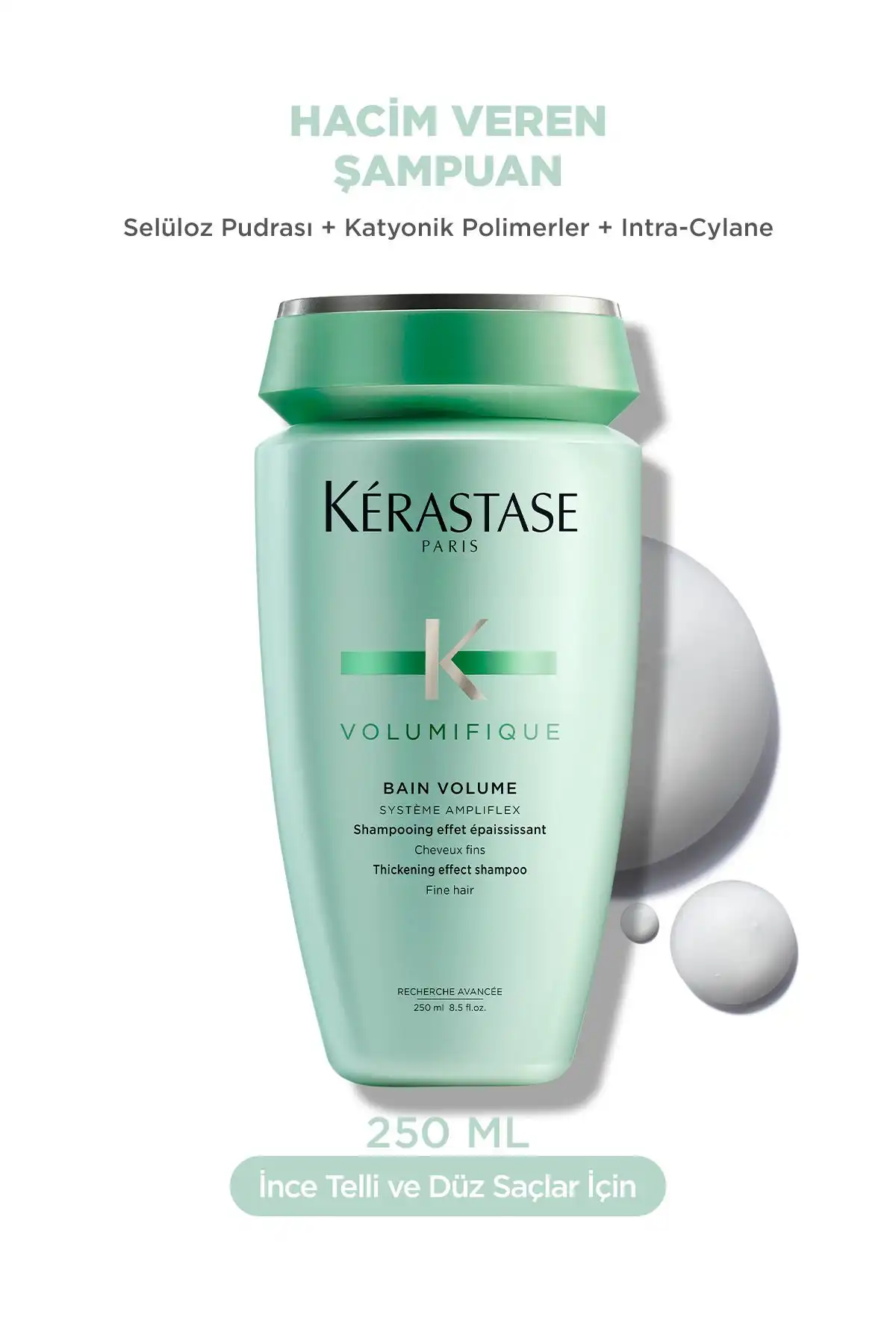 Kerastase Resistance Bain Volumifique Hacim Veren Şampuan: İnce Telli Saçlar İçin Özel Formül