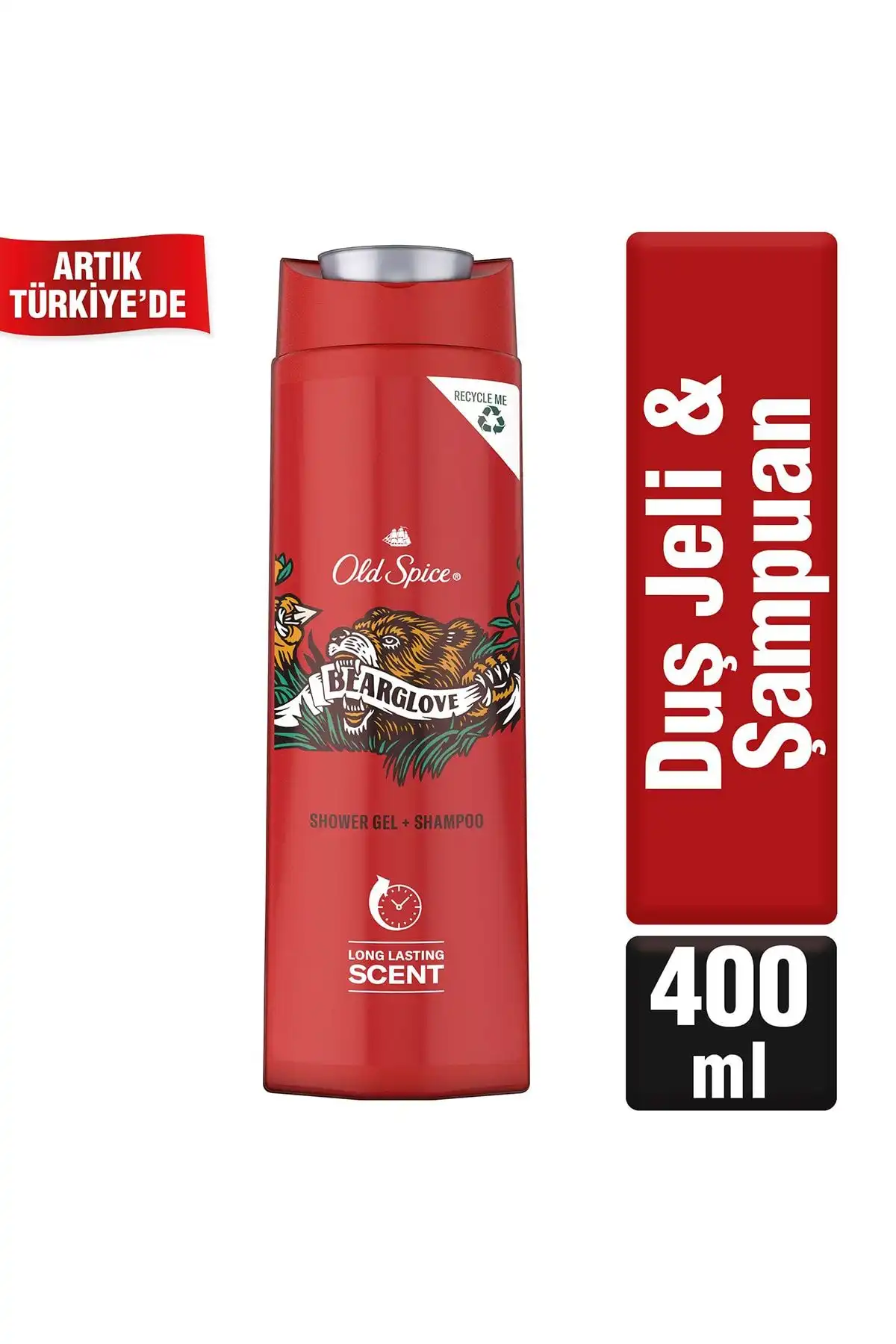 Old Spice Duş Jeli ve Şampuan 400 ml Bearglove: Saç Bakımında Yeni Bir Standart