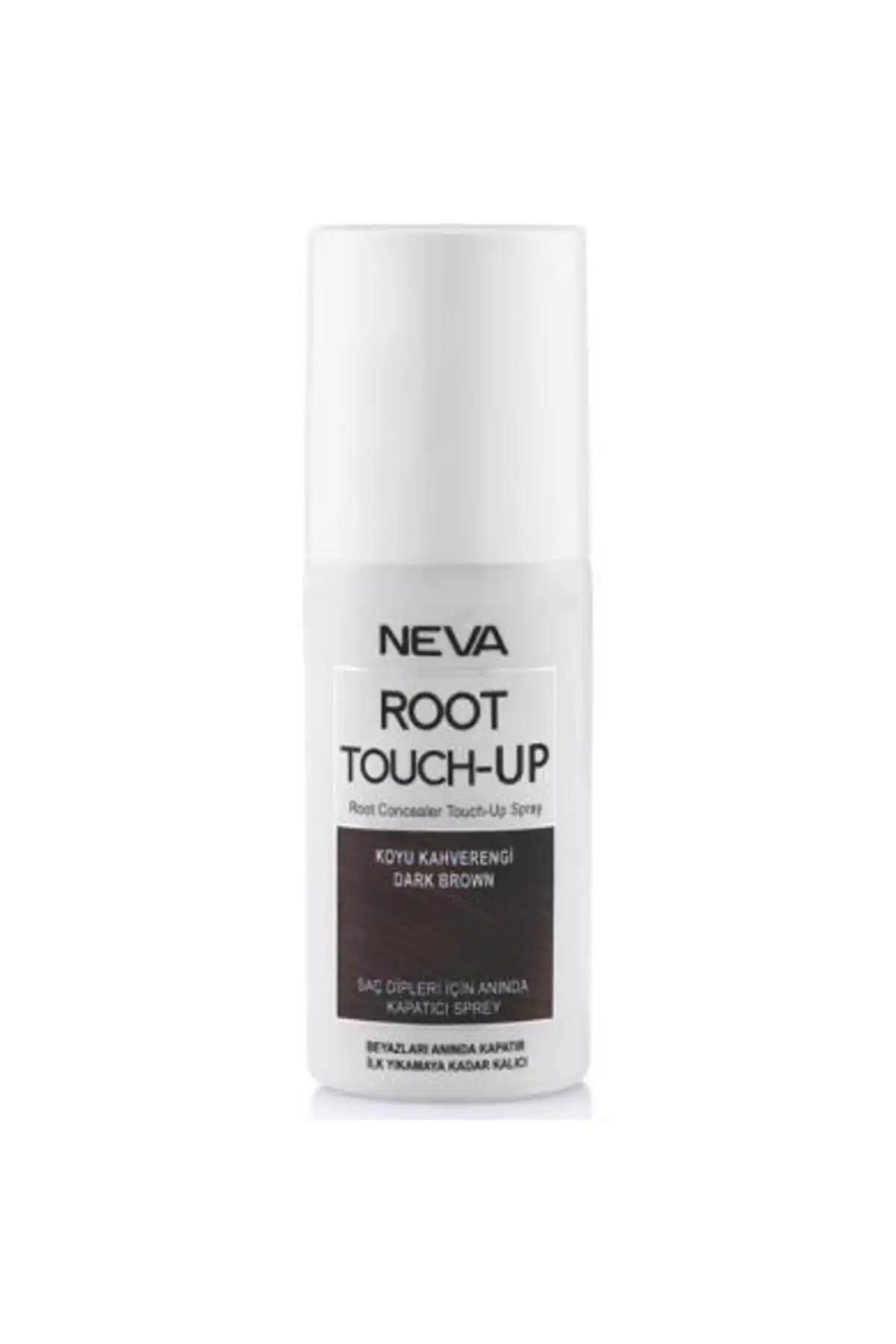 Root Touch-Up Neva Sprey 75 ml - Koyu Kahve: Beyaz Saçlar İçin Pratik Çözüm