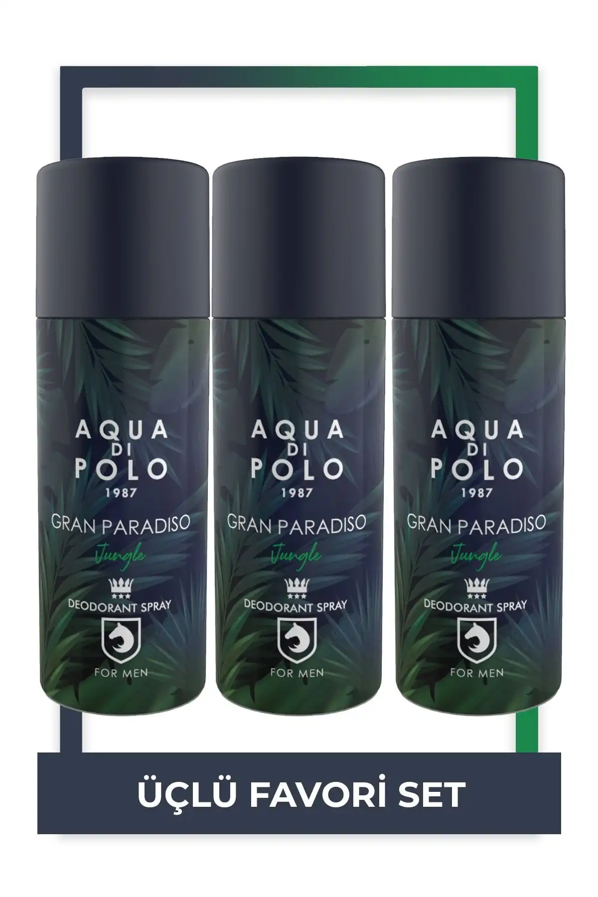 Aqua Di Polo Gran Paradiso Jungle: Ferah ve Kalıcı Parfümlü Deodorant Seti