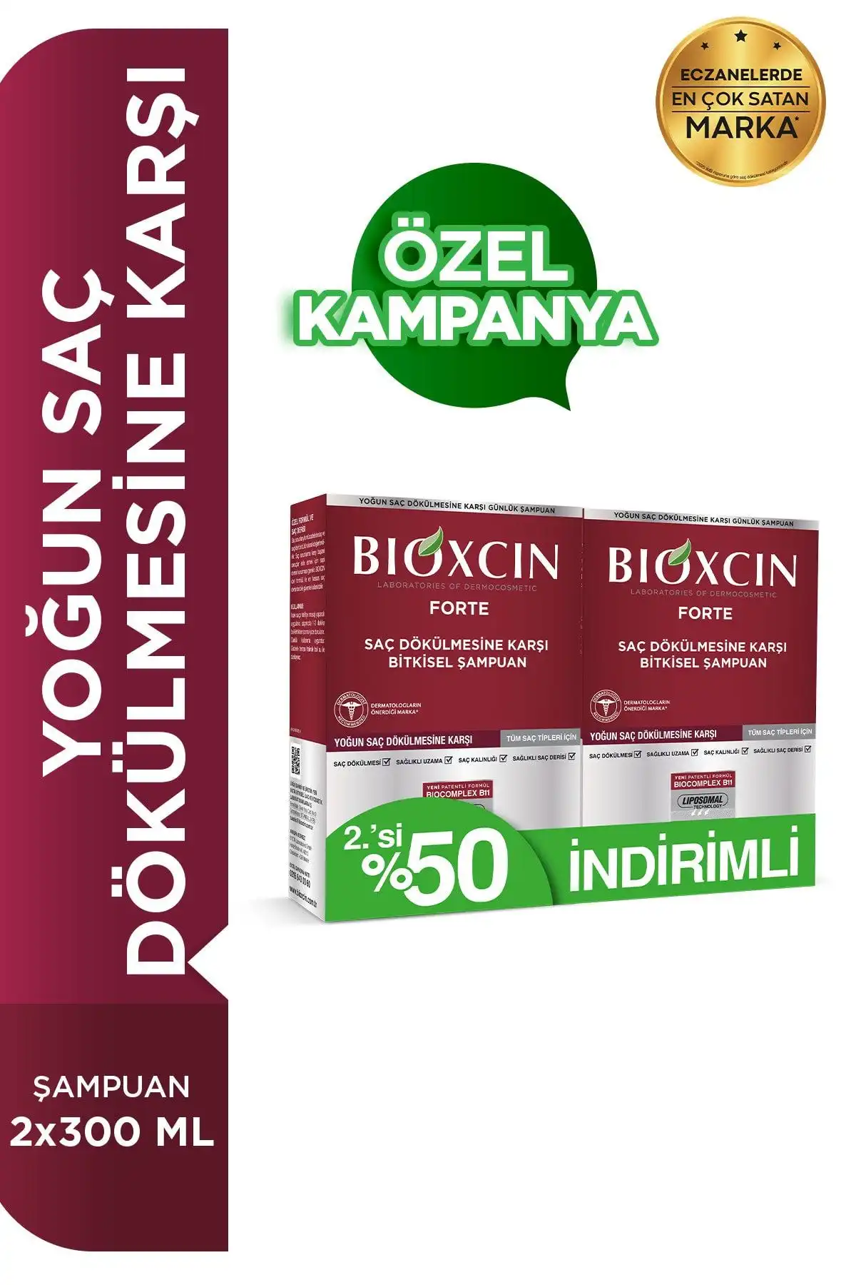 Bioxcin Forte Şampuan: Saç Dökülmesini Önlemeye Yardımcı 300 ml Ürün İncelemesi