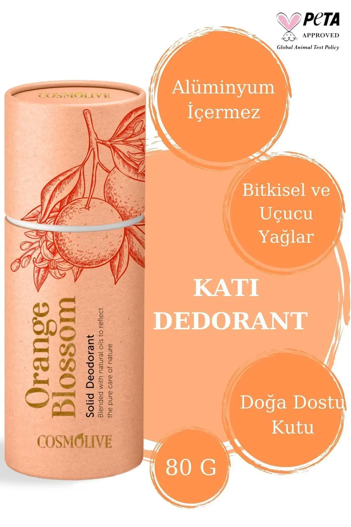 Cosmolive Doğal Roll On Stick: Alüminyum İçi Mükemmel Organik Deodorant