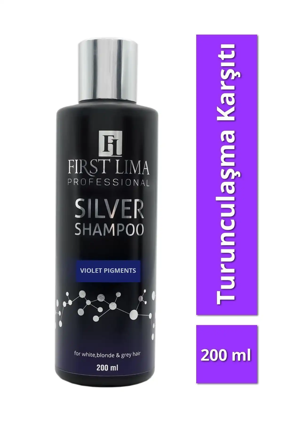 First Lima Silver Mor Şampuan: Turunculaşmayı Önleyin ve Parlak Saçlara Kavuşun