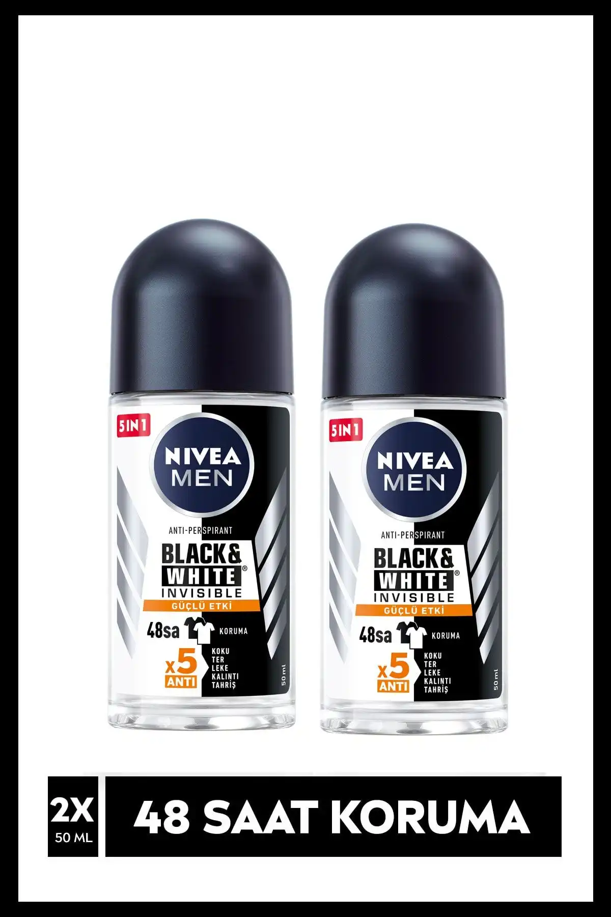NIVEA Invisible Black&White Power Roll On Deodorant İncelemesi: 48 Saat Koruma