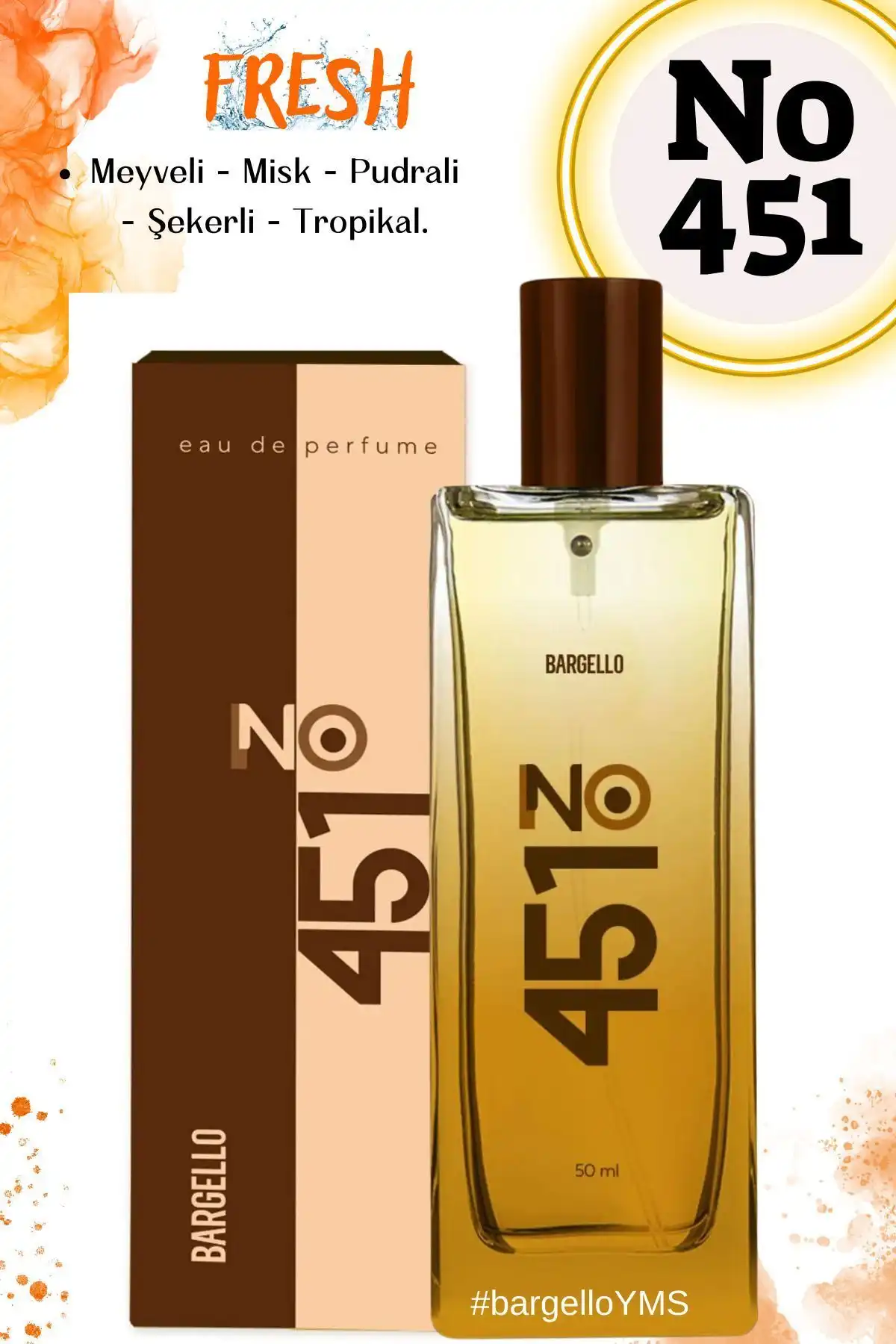 Bargello No 451 Fresh EDP: Herkes İçin Taze ve Ferah Bir Koku Deneyimi