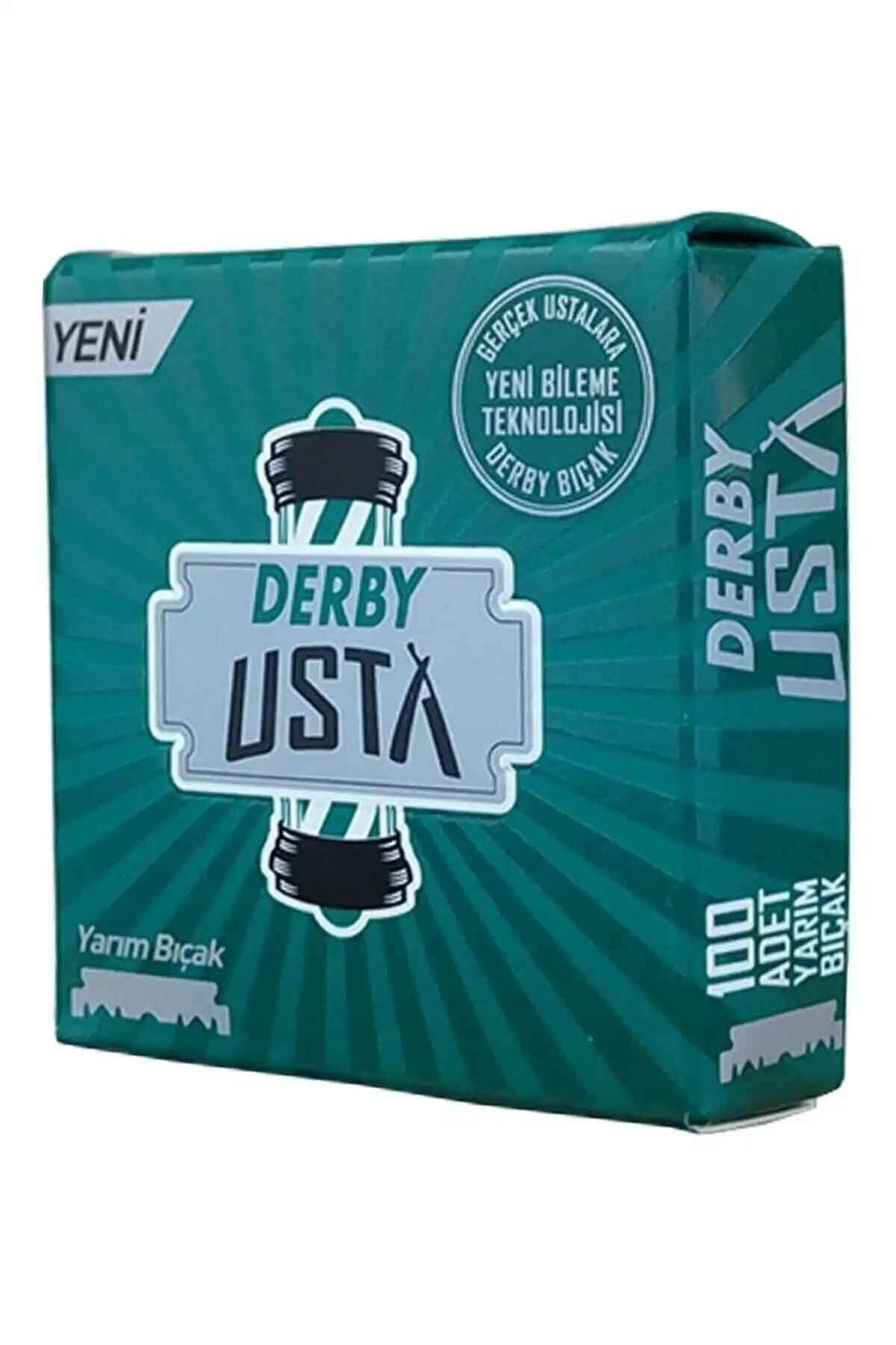 Derby Usta Yarım Jilet Berber Bıçak Ustura ile Hijyenik ve Keskin Tıraş Deneyimi