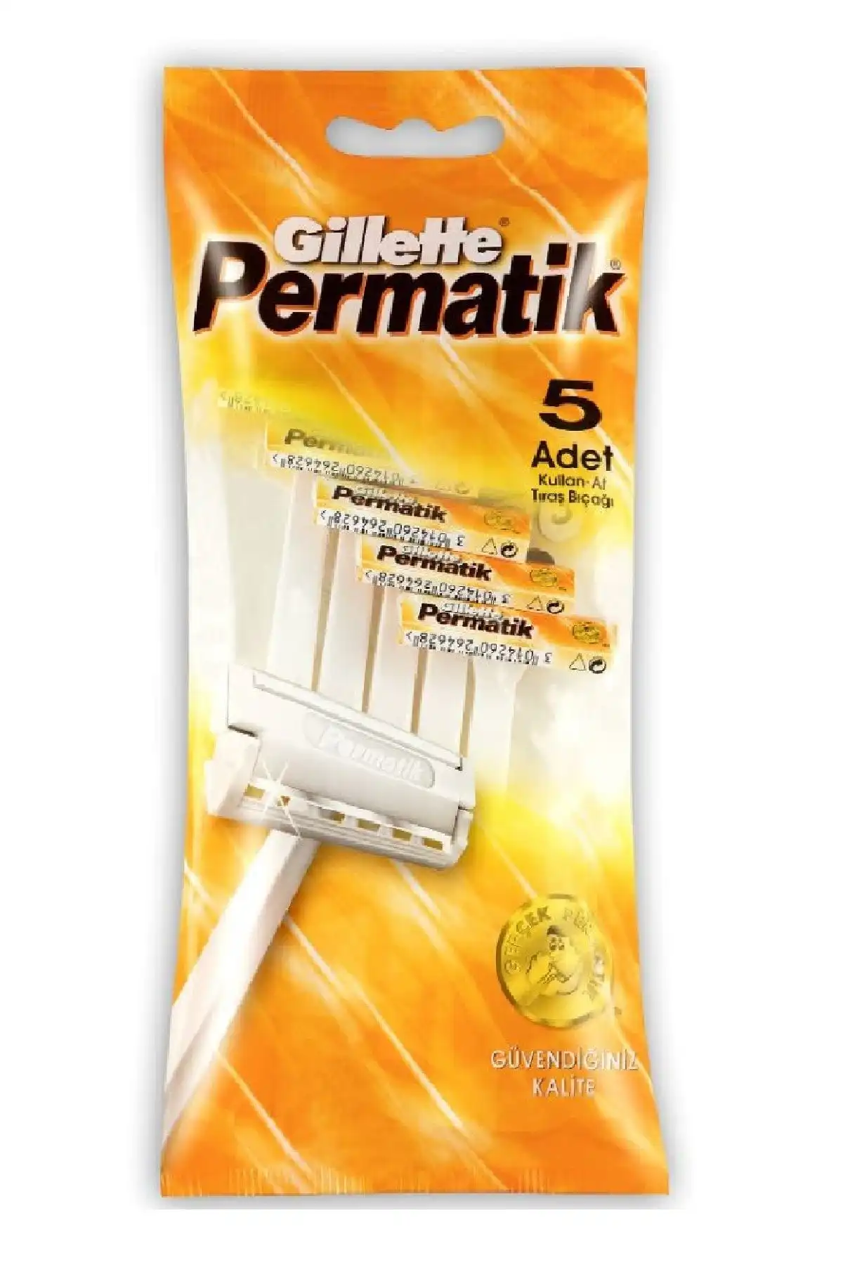 Gillette Permatik 5'li Poşet ile Hızlı ve Hijyenik Tıraş Deneyimi