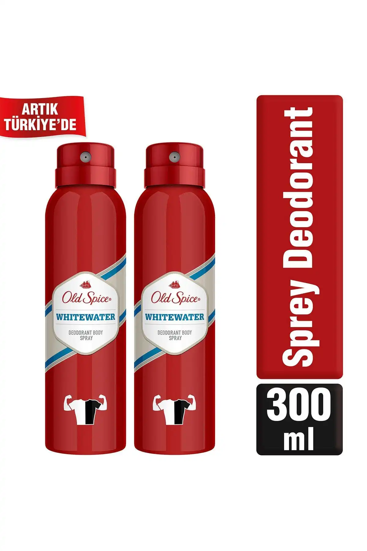 Old Spice Whitewater Sprey Deodorant: Ferah ve Etkili Günlük Kullanım İçin