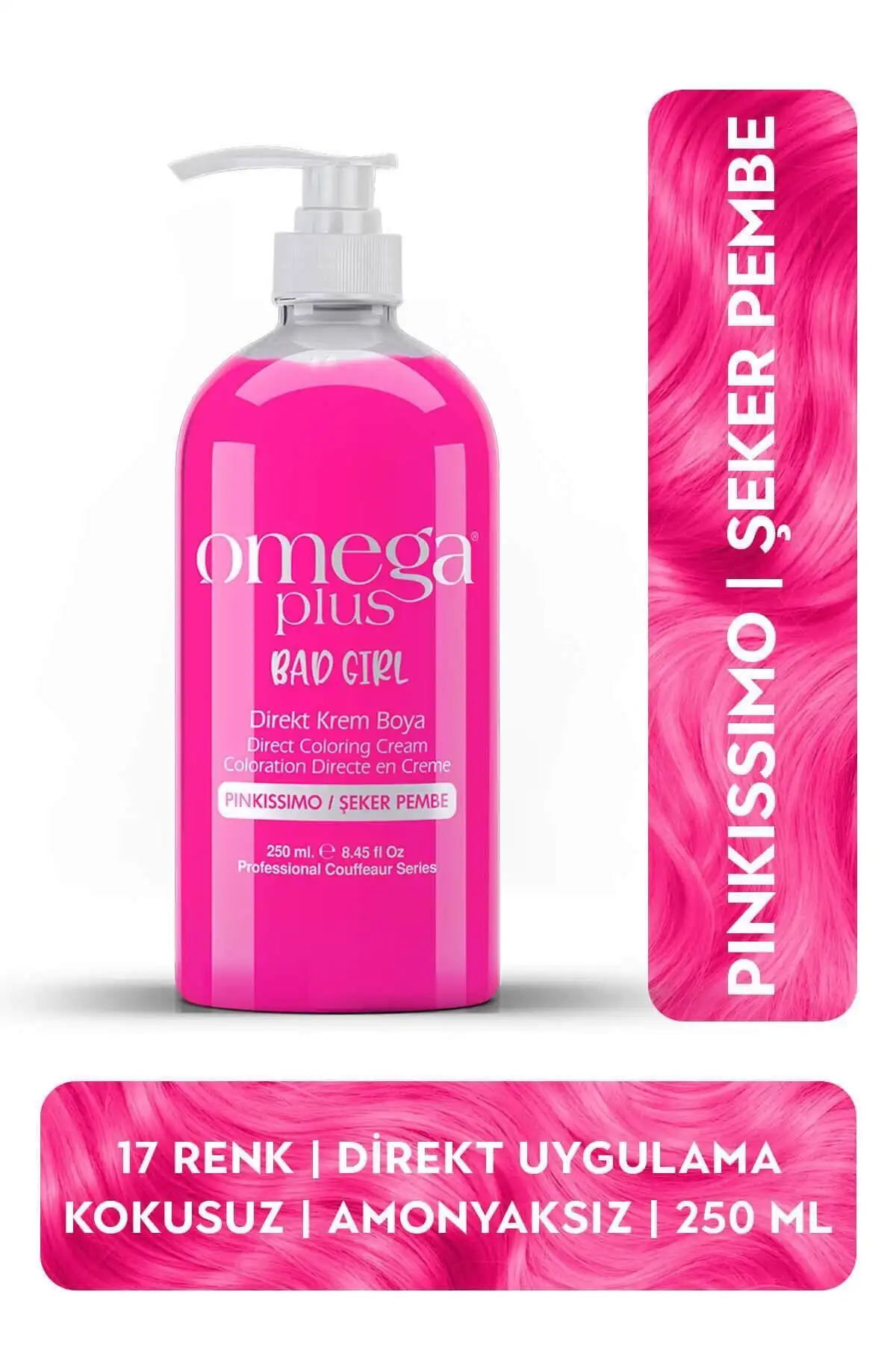 Omega Plus Bad Girl Şeker Pembesi Amonyaksız Saç Boyası: İnceleme ve Kullanım Rehberi