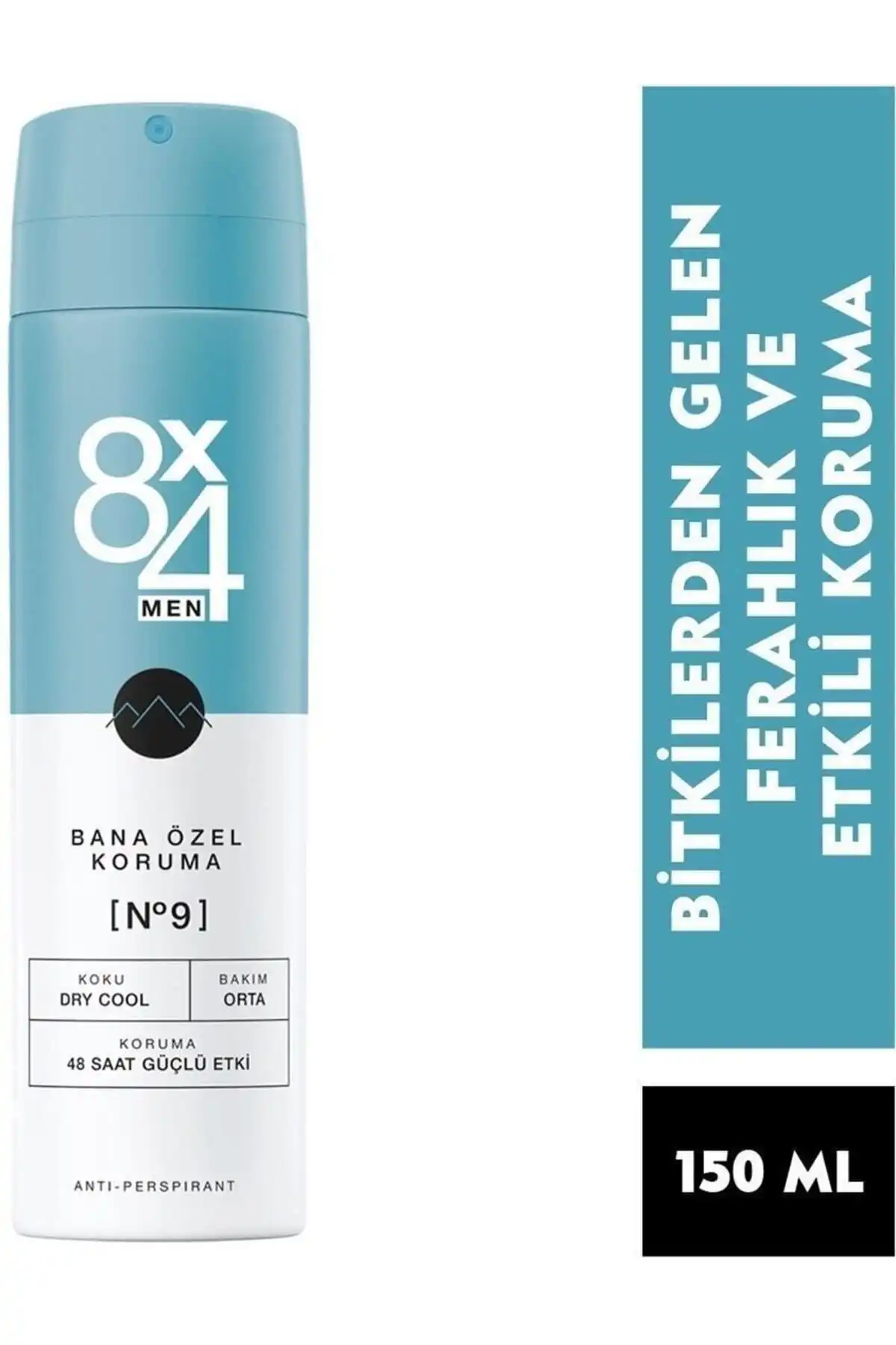 8x4 Men Deodorant Spray No.9: Taze ve Kalıcı Koruma ile Gün Boyu Ferahlık