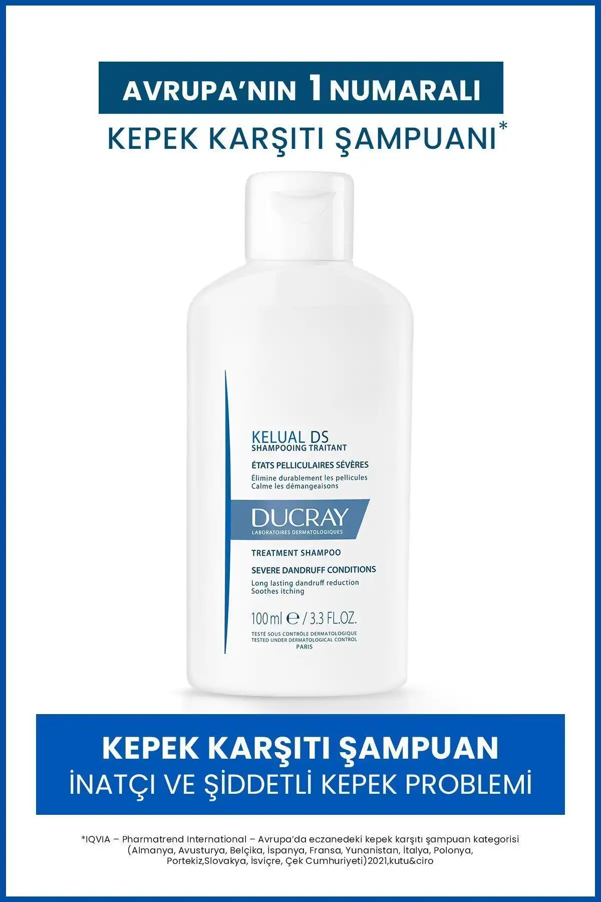 Ducray Kelual DS: Etkili Kepek Sorunlarına Karşı Özel Formüle Edilmiş Şampuan