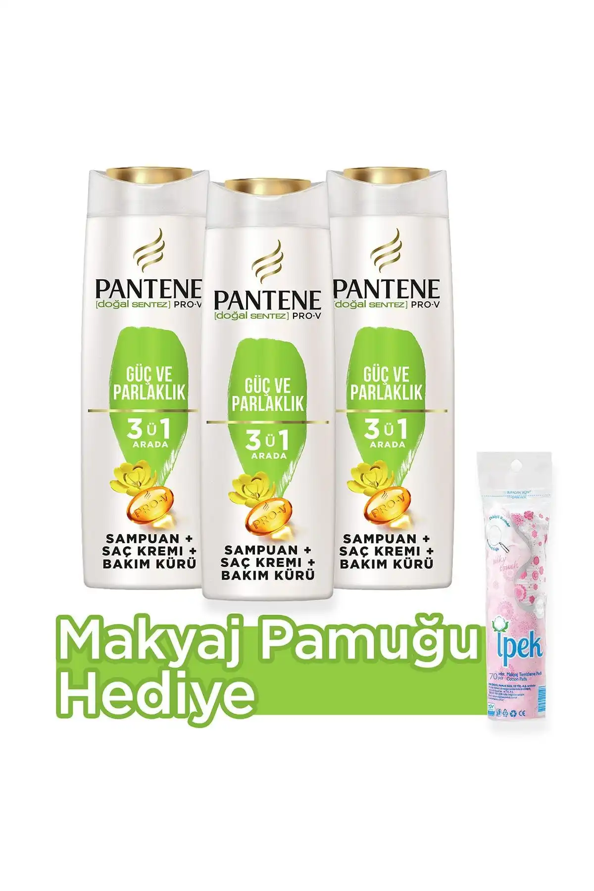 Pantene 3'ü 1 Arada Şampuan Krem Bakım Kürü ile Saç Bakımınızda Devrim Yapın