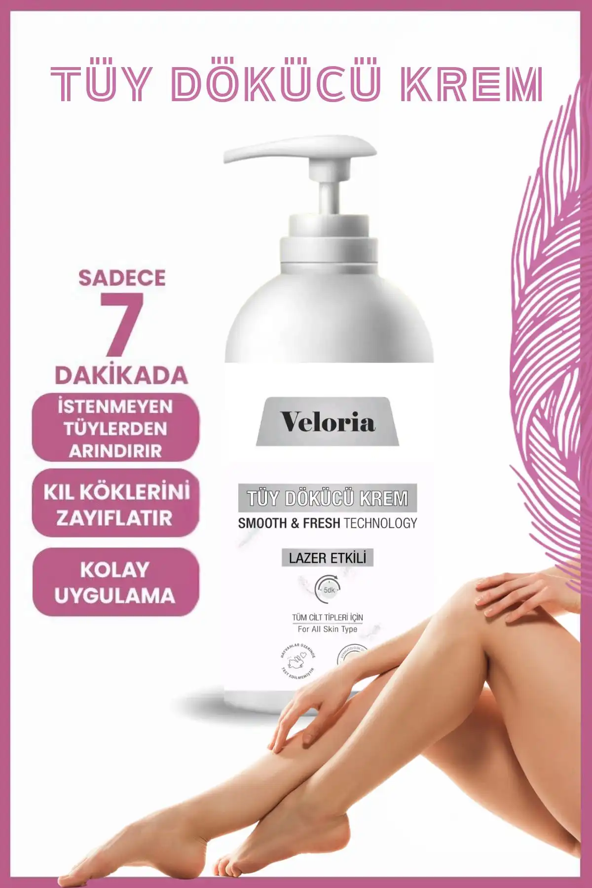 Veloria Cosmetics Professional Tüy Dökücü Krem İncelemesi: Özellikleri ve Kullanım Rehberi