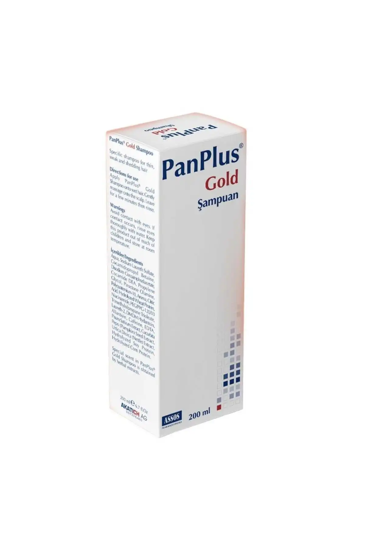 Assos Panplus Gold Şampuan: İnce Telli Saçlar için Dökülme Önleyici ve Güçlendirici Çözüm
