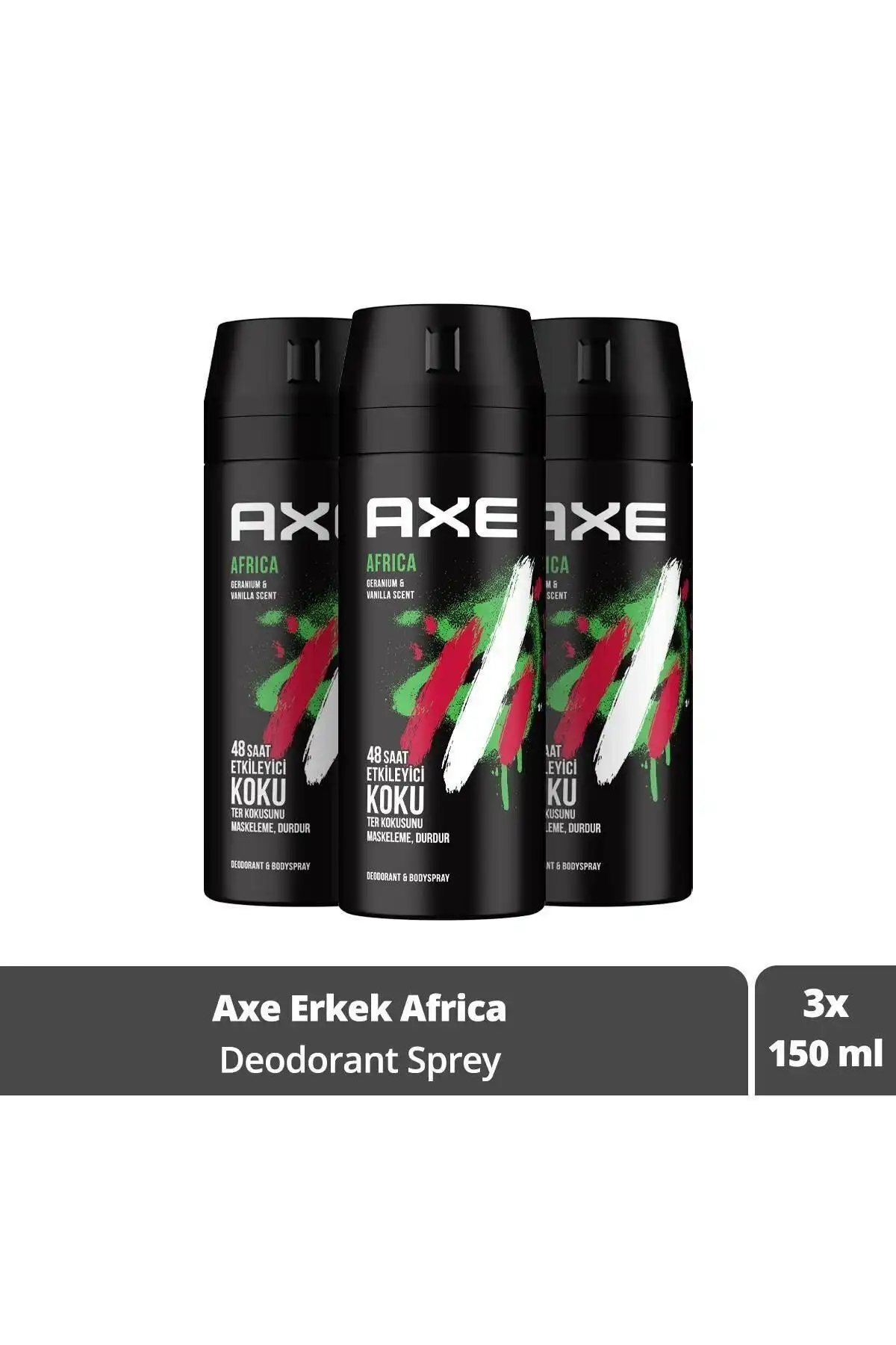 Axe Erkek Sprey Deodorant Afrika: Etkileyici Koku ve Uzun Süreli Koruma