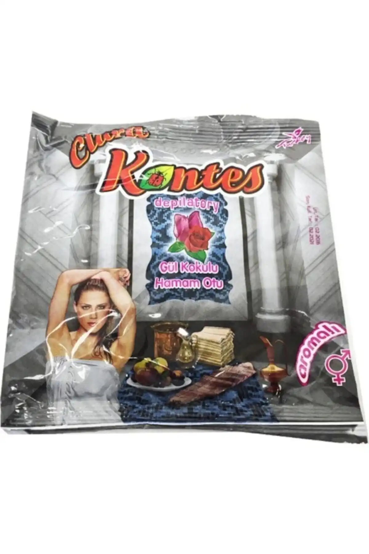 Clara Kontes Gül Kokulu Hamam Otu ile Doğal Cilt Bakımı ve Tüy Dökme