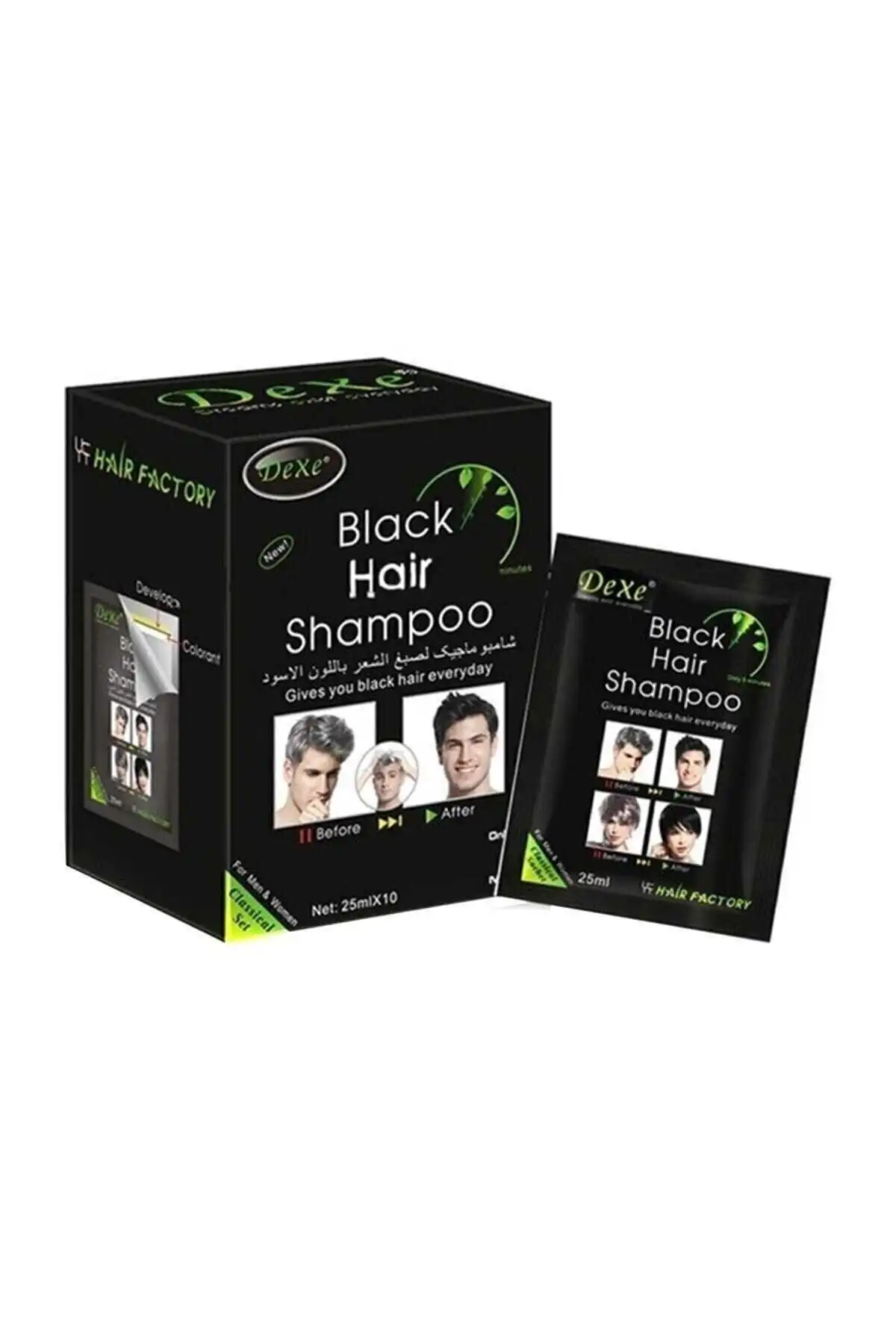 Dexe Black Hair Shampoo: Beyaz Saçları Kapatmak için Pratik Bir Çözüm