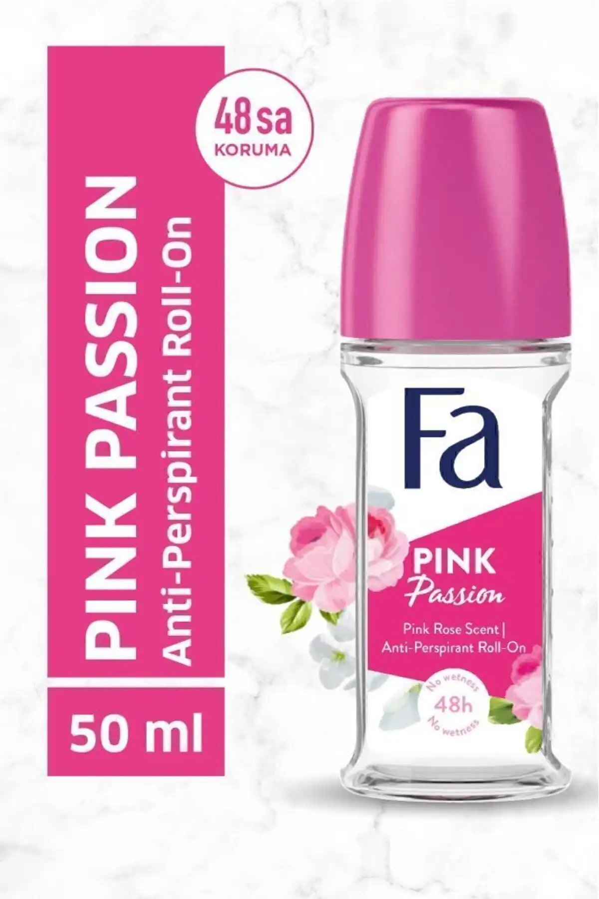 Fa Women Pink Passion Pembe Gül Anti-perspirant Roll-on: Temizliği ve Ferahlığı Sağlayın