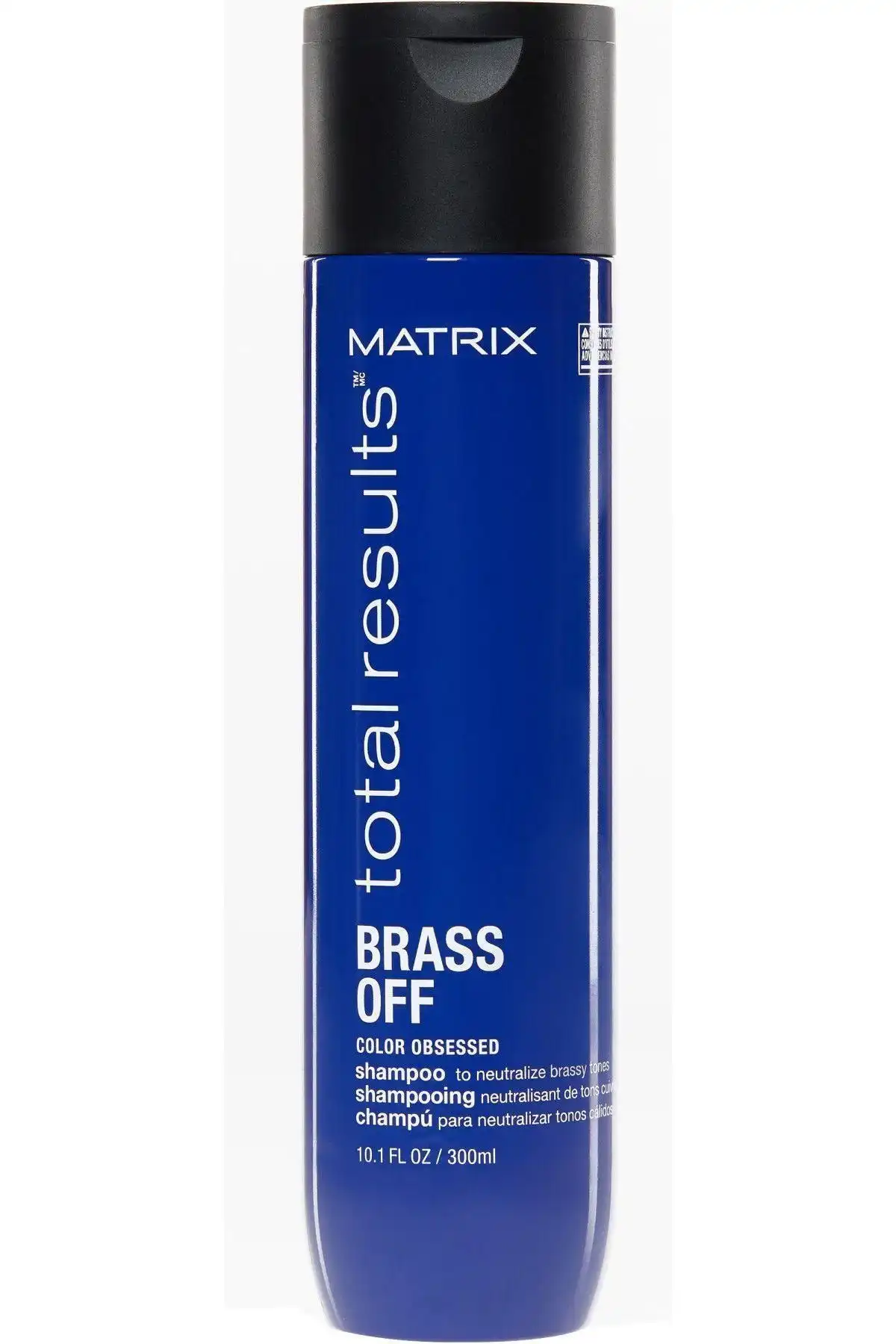 Matrix Total Results Brass Off: Kumral Saçlar için Mavi Renk Koruyucu Şampuan