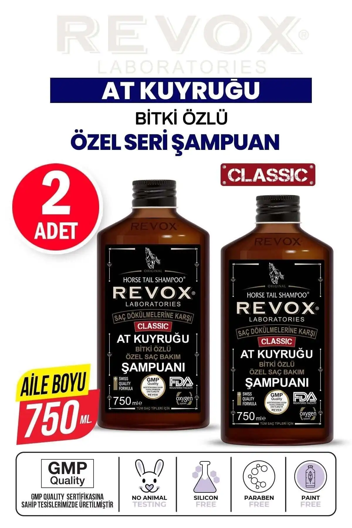 Revox At Kuyruğu Bitki Özlü Şampuan: Doğal Saç Bakımı İçin Hızlı Uzama Çözümü