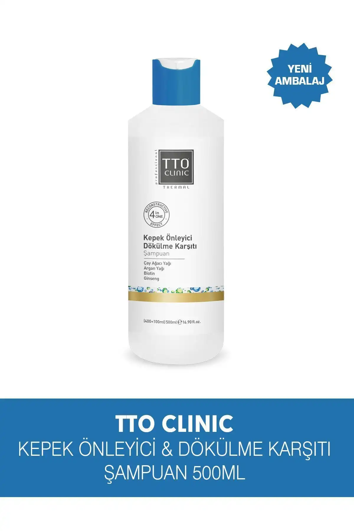Tto Clinic Kepek Önleyici Dökülme Karşıtı Şampuan ile Saç Sağlığınızı İyileştirin
