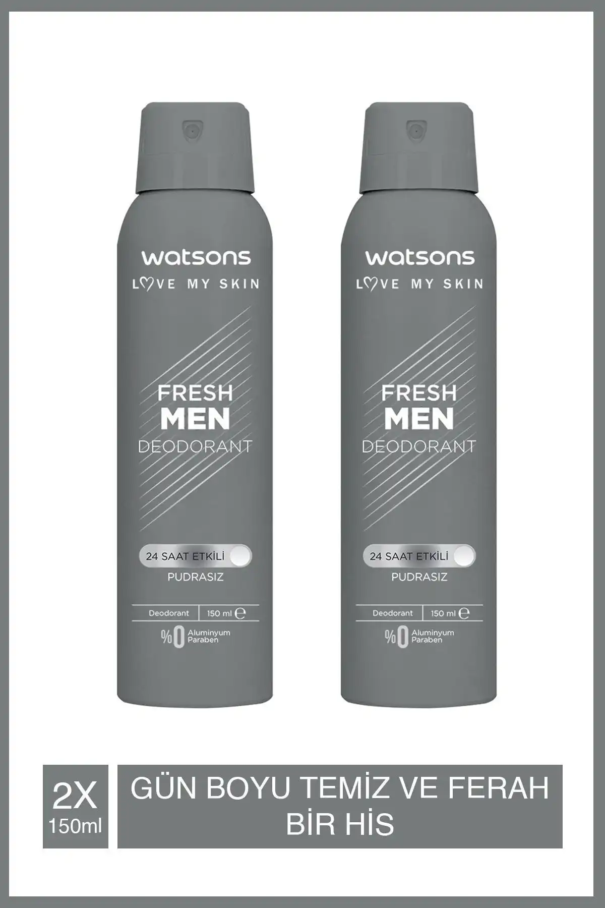 Watsons Fresh Men Pudrasız Deodorant Sprey İncelemesi: Tazelik ve Ferahlık Hissi