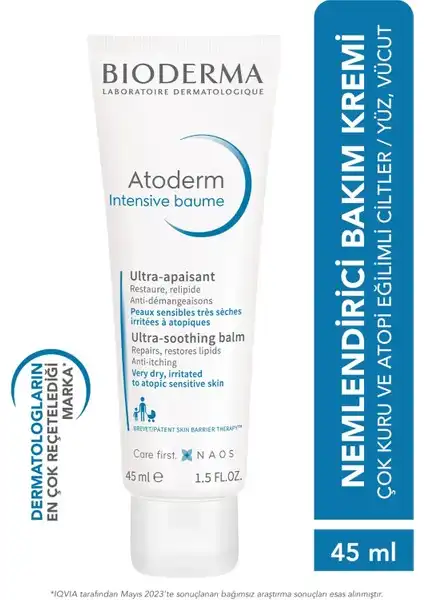 Bioderma Atoderm Intensive Balm: Atopik Ciltler için Nemlendirici Çözüm