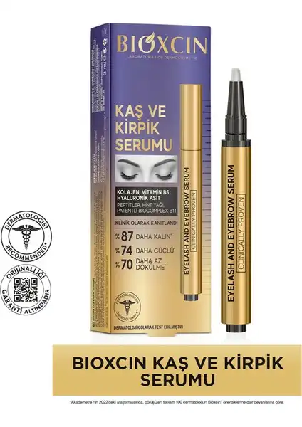 Bioxcin Kaş Kirpik Serumu ile Kaş ve Kirpiklerinizi Güçlendirin
