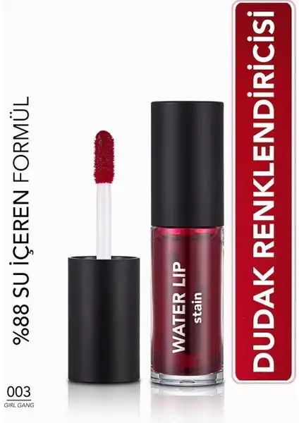 Flormar Water Lip Stain: Yoğun Renk ve Kalıcılık Sunan Dudak Tint'i