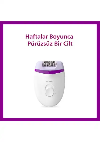 Philips BRE225/05 Satinelle Essential Kablolu Epilatör ile Pürüzsüz Cilt