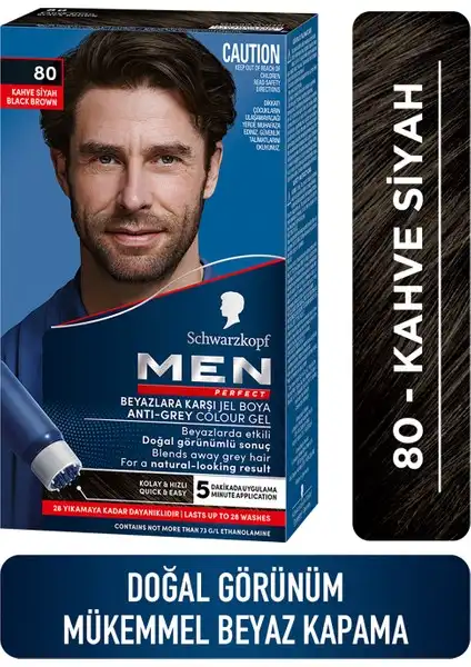 Schwarzkopf Men Perfect Beyazlara Karşı Amonyaksız Jel Boya Özellikleri