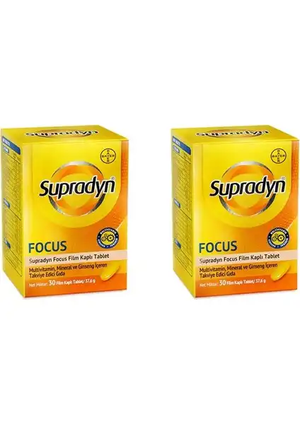 Supradyn Energy Focus ile Enerjinizi Artırın ve Zihinsel Performansınızı Destekleyin