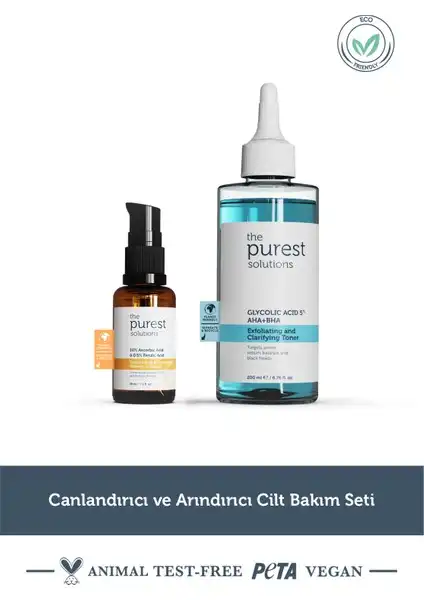 The Purest Solutions Canlandırıcı ve Arındırıcı Cilt Bakım Seti Özellikleri ve Faydaları