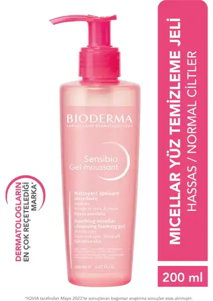 Bioderma Sensibio Foaming Gel ile Hassas Ciltler için Etkili Temizlik