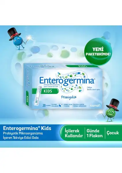 Enterogermina Kids Probiyotik ile Çocuklarda Sağlıklı Bağırsak Gelişimi